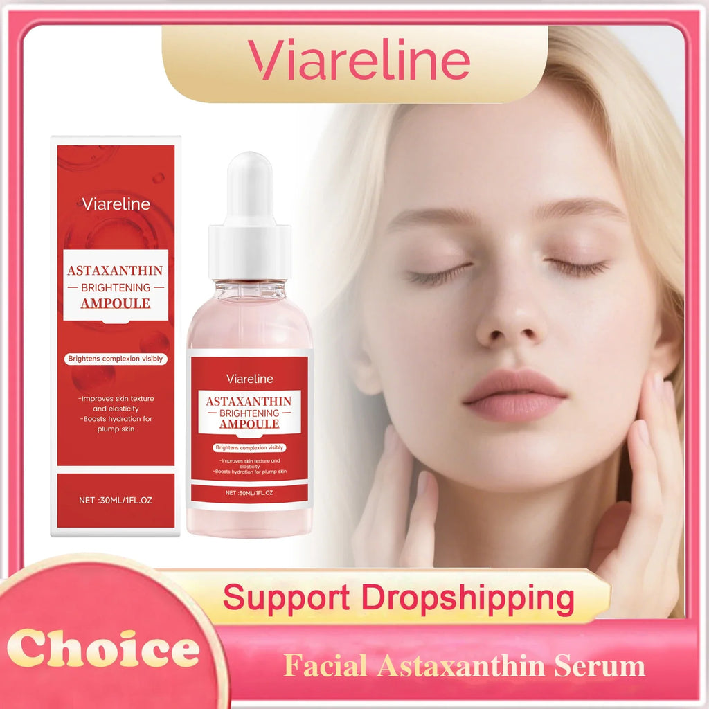 Viareline Astaxanthin Face Serum | Hydrating, Firming, Brightening