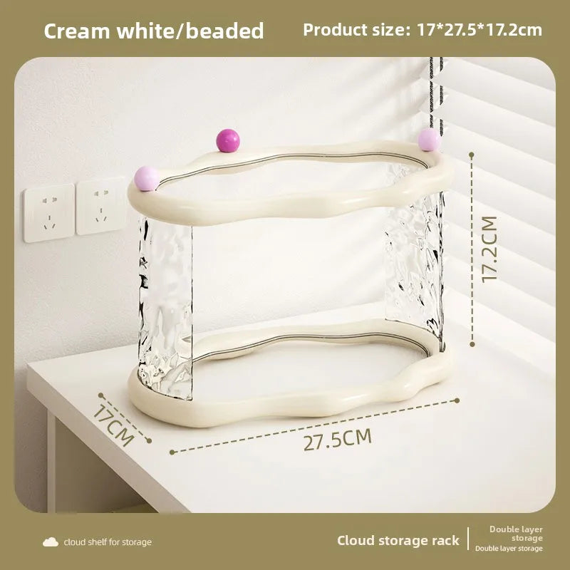 Desktop Cosmetics & Skincare Organizer Rack | Bathroom Storage