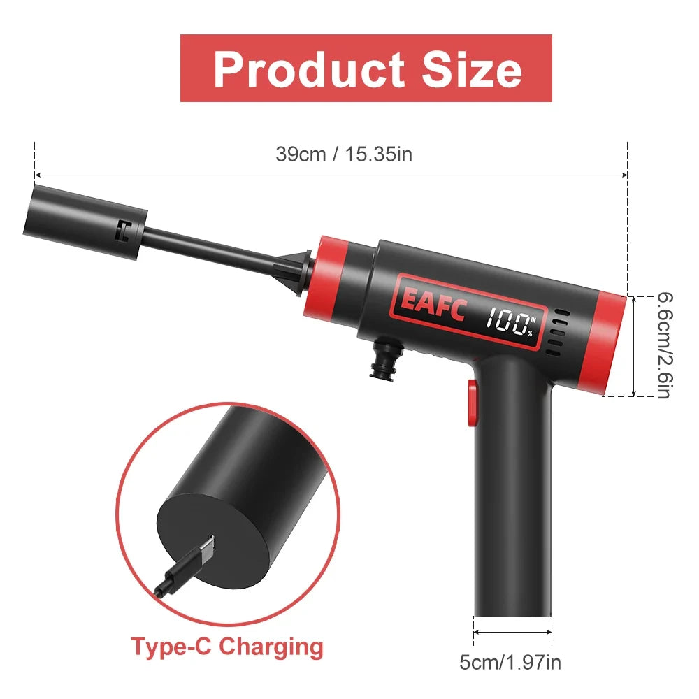 BALASHOV 60Bar Cordless Pressure Washer – 160W 12000mAh Gun