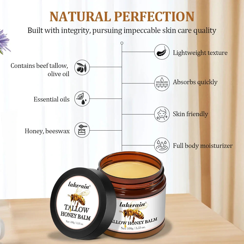Tallow Honey Balm Specifically Dryness Itchiness Skin Moisturizing