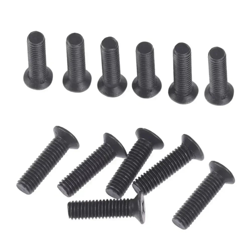 6Pcs M5/M6 x 22mm Left-Hand Thread Screws for Drill Chuck Adapter