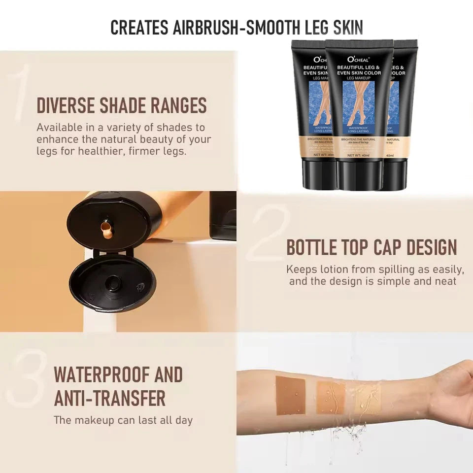 SADOER Leg Body Makeup – Waterproof Concealer Foundation 40ml