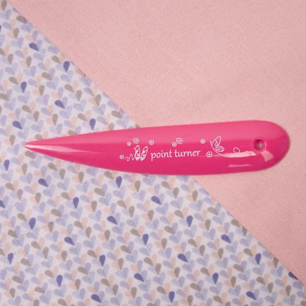Pink Sewing Bone Folder Fabric Crease & Marking Tool