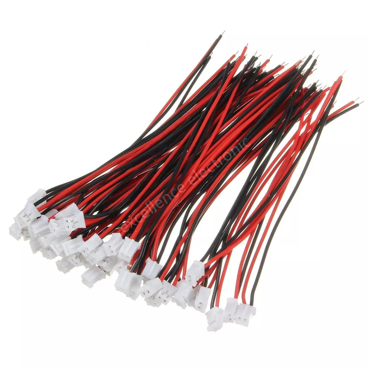 20 SETS Mini Micro JST 2 0 PH 2-Pin Connector Plug Wires Cables