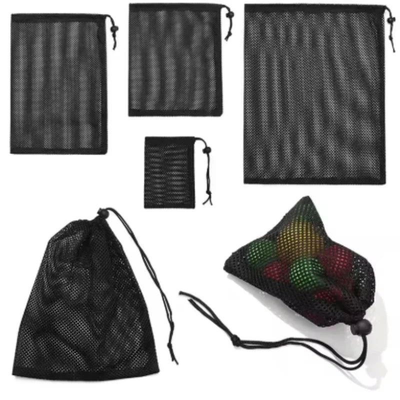 Mesh Drawstring Bag – Travel, Laundry & Outdoor Stuff Sack