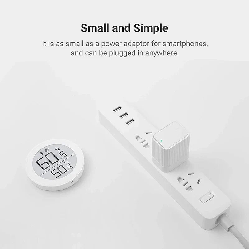 Qingping Bluetooth Gateway Hub Compatible WIFI Remote View Data