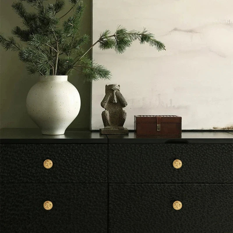 Brass Gold Plated Cabinet Drawer Handle | French Luxury Style