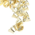 50pcs Gold Jingle Bells – Multi-Size DIY Craft & Wedding Decor
