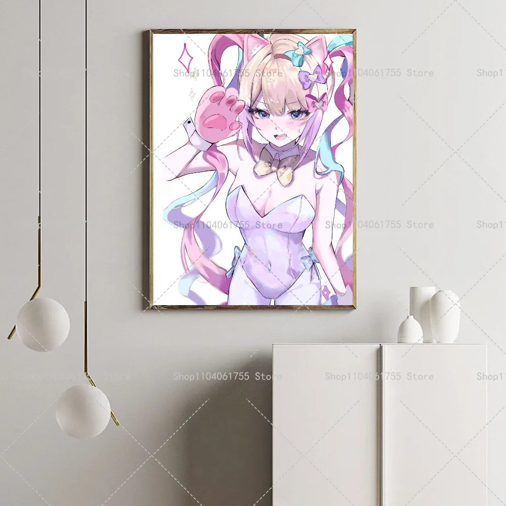 Needy Girl Overdose Game Poster – Waterproof Wall Sticker Art