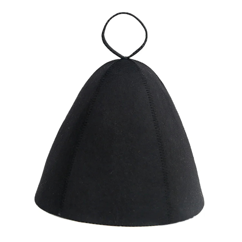 Thickened Felt Sauna Hat – Heat Protection Cap | One Size