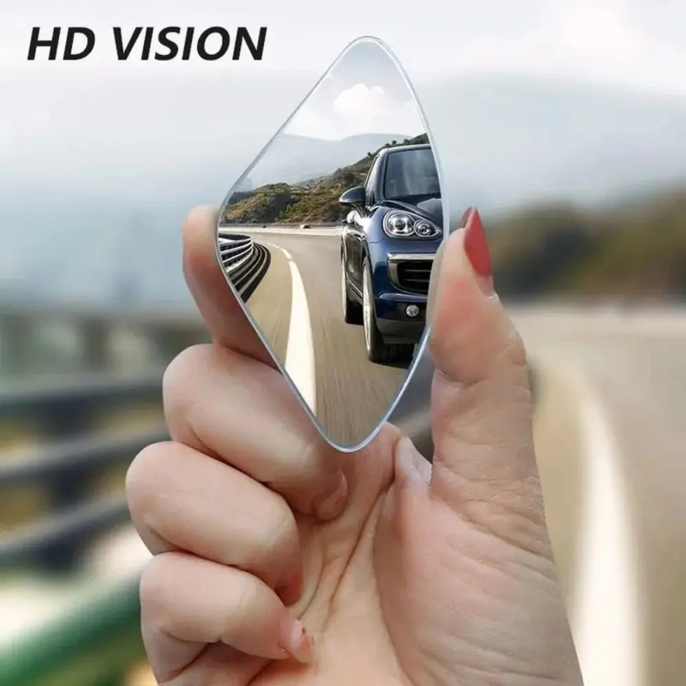 360° Adjustable HD Blind Spot Mirrors Wide Angle Round – 2pcs