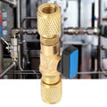 Ball Valve Refrigeration Connector Brass Adapter Refrigerant G1 4''