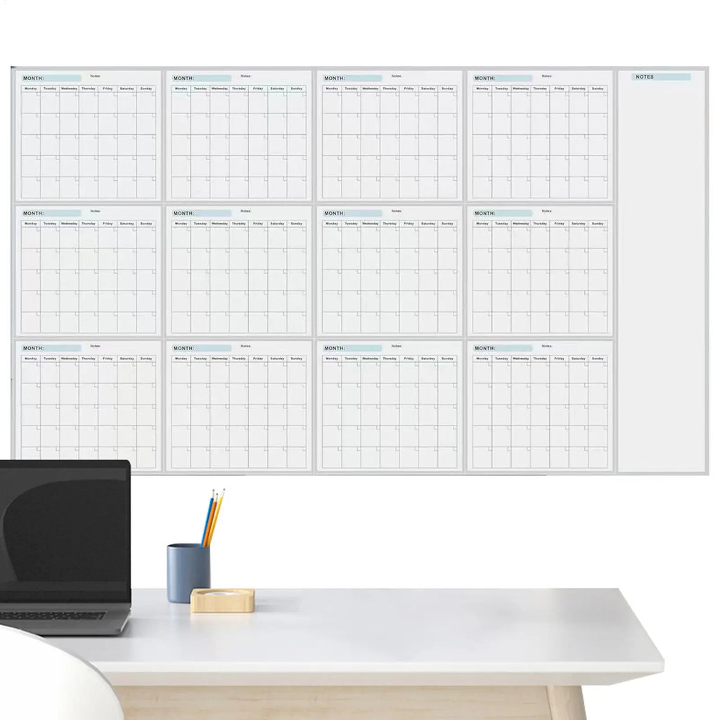 Giant Dry Erase Wall Calendar – Undated 150×85cm Planner