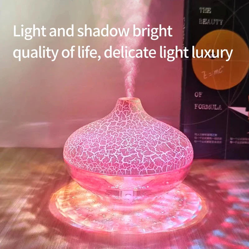 Crystal Ball Desktop Humidifier with 7-Color LED Light | HOMEFISH