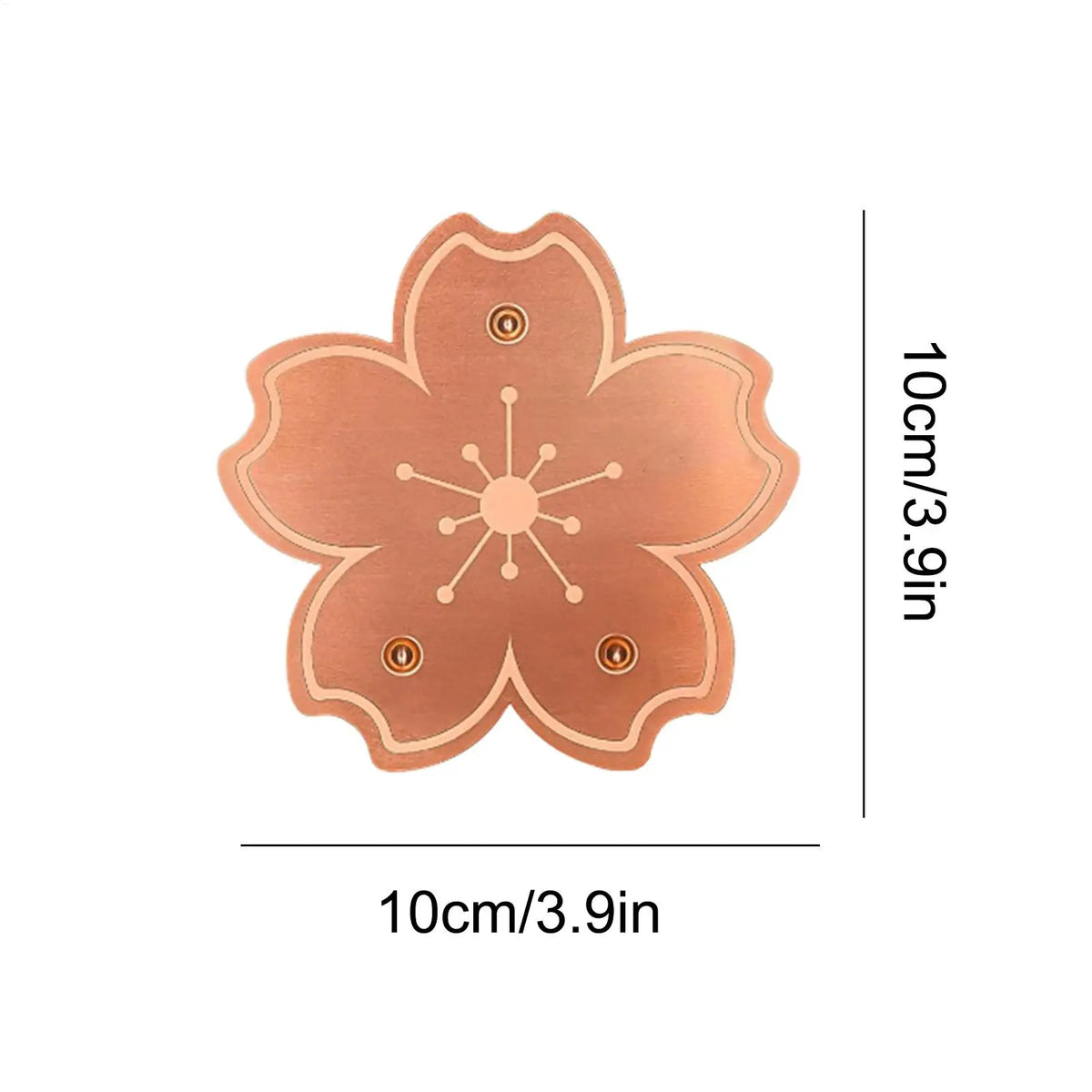 Bird Bath Copper Disk Purification Cleaner Triple-point Support
