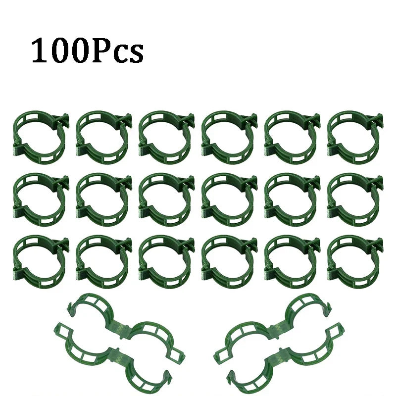 Plastic Plant Support Clips for Tomatoes & Climbing Plants