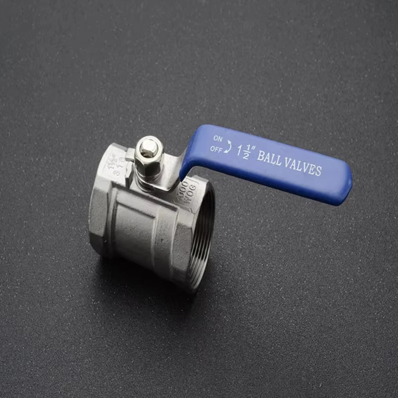Stainless Steel BSP Ball Valve with Vinyl Handle | 1/4"–1-1/2"