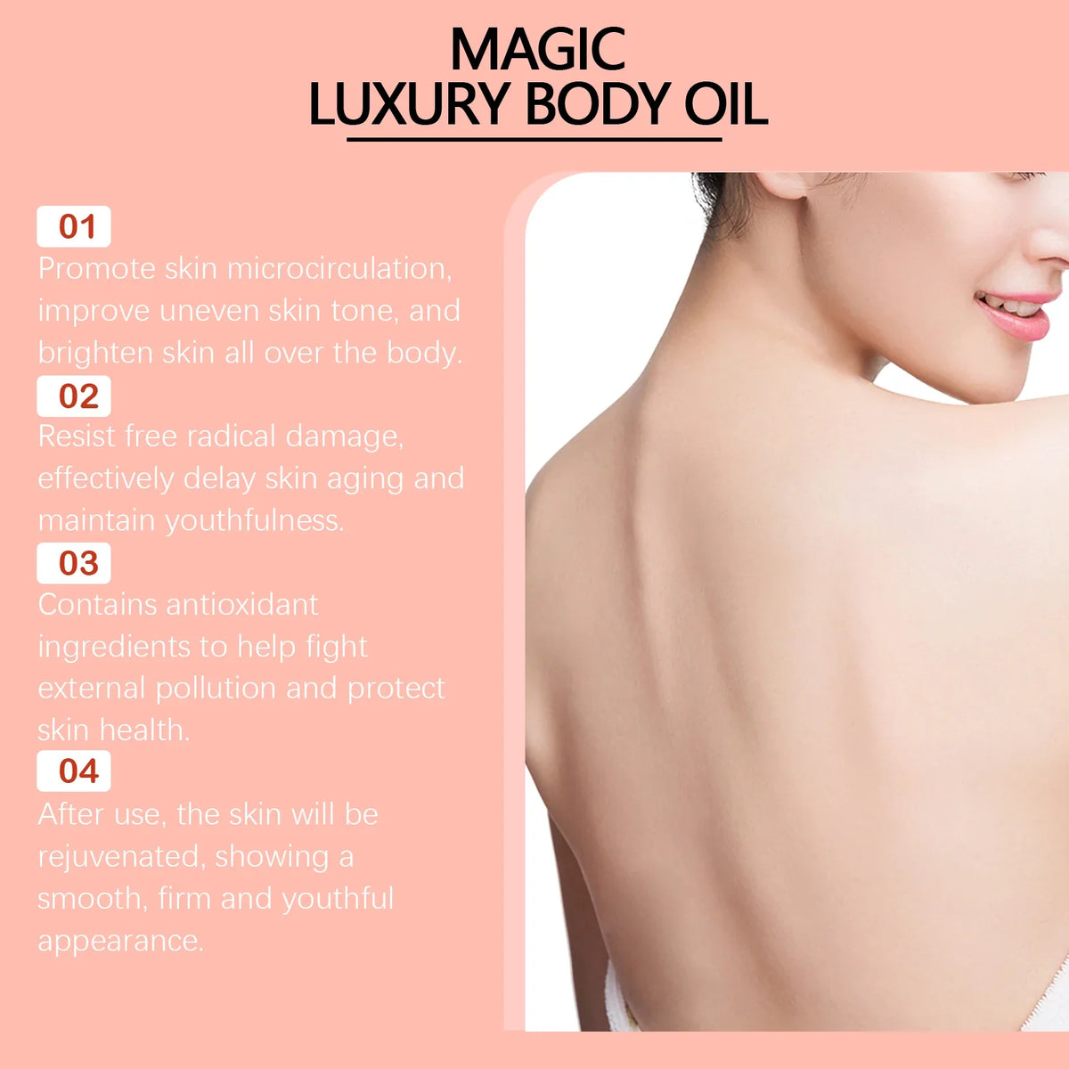 Firming Tightening Body Oil – Lift, Reduce Fine Lines 100ml