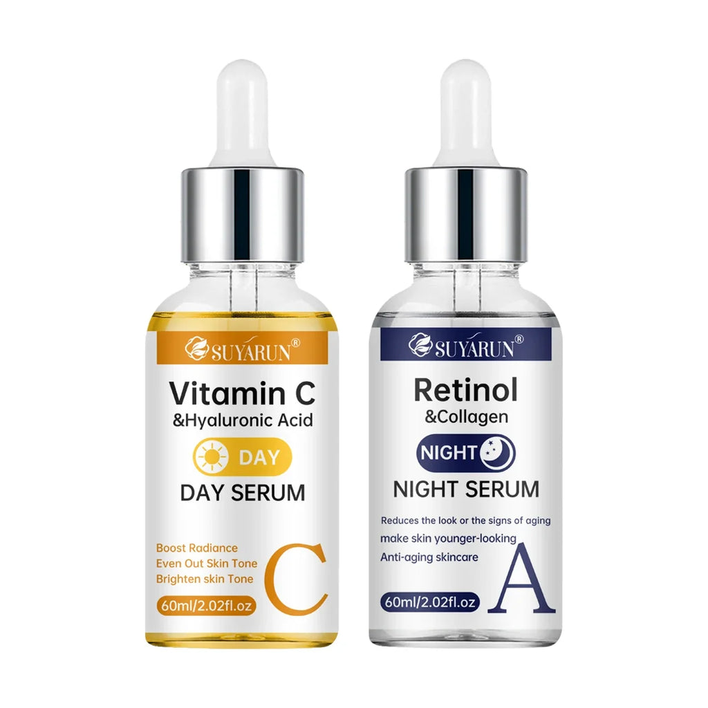 SUYARUN Vitamin C & Retinol Face Serum – Day & Night 2-in-1