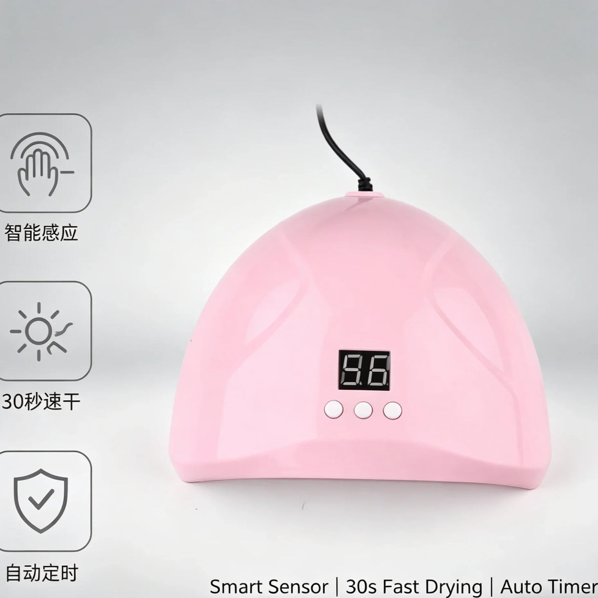 UV Curing Lamp Professional Nail Art Tools Used Drying Glue