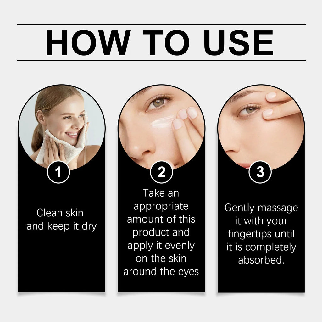 Ouhoe Eye Cream for Dark Circles, Puffiness & Wrinkles