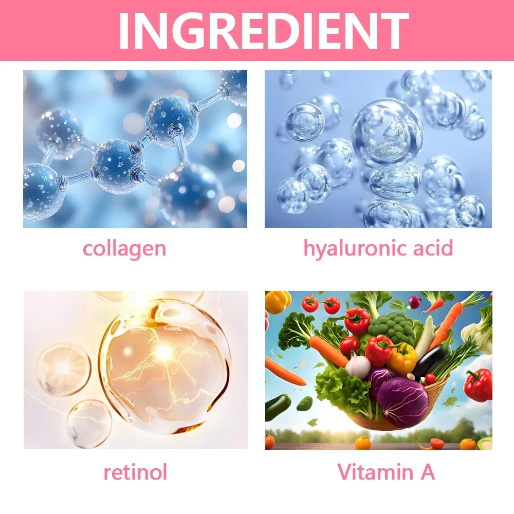 Vitamin Serum Retinol Hyaluronic Acid Brighten Skin Hydrate Under Eye