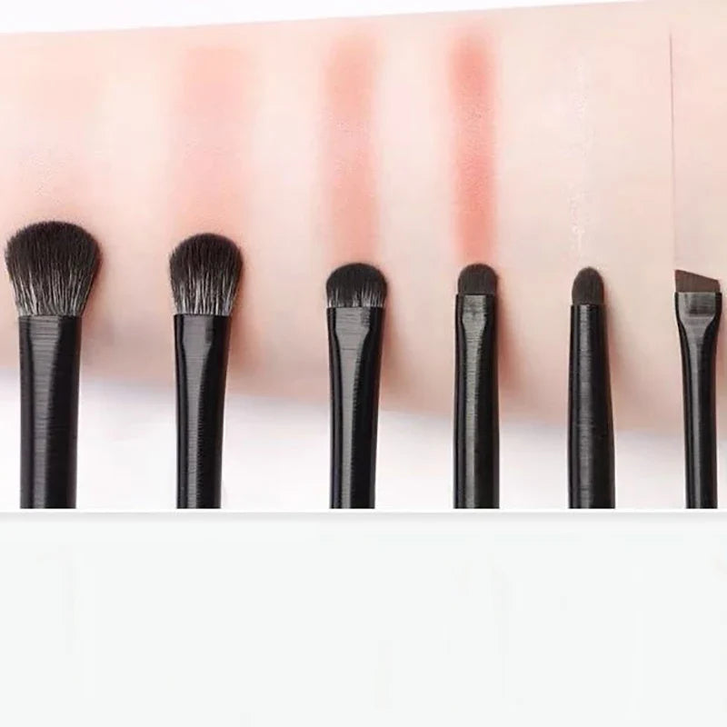 6-Piece Eye Makeup Brush Set – Eyeshadow, Liner & Brow