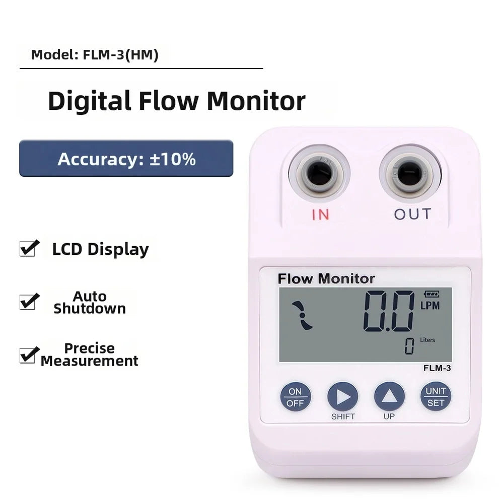 FLM-3 Digital Water Flow Meter LCD – RO Filter Monitor & Alarm