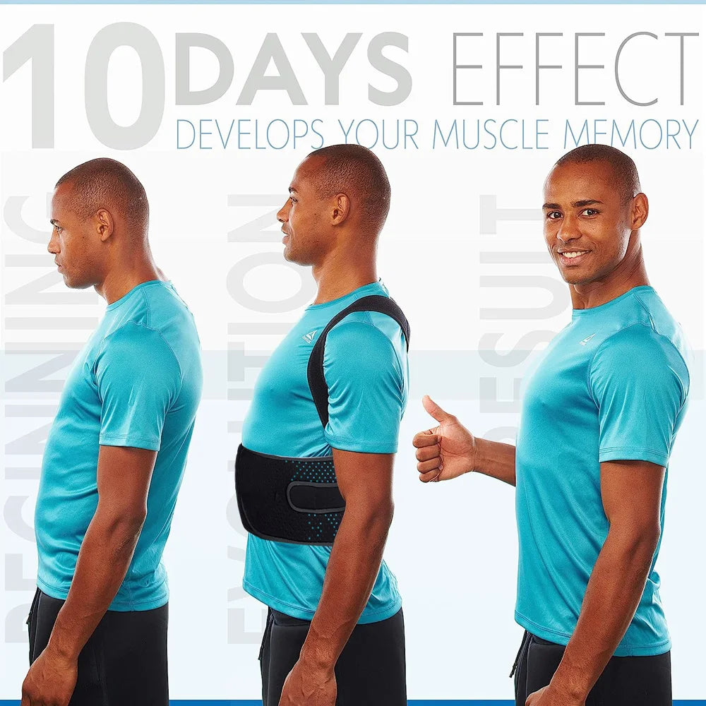 Back Brace Posture Corrector – Lumbar & Shoulder Support