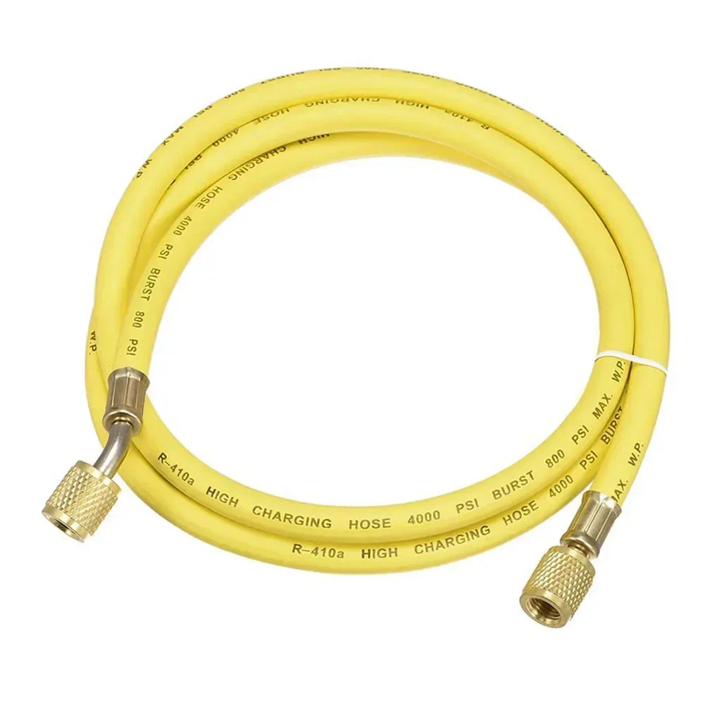 1/4 SAE AC Charging Hose 800PSI Flexible Brass Connectors