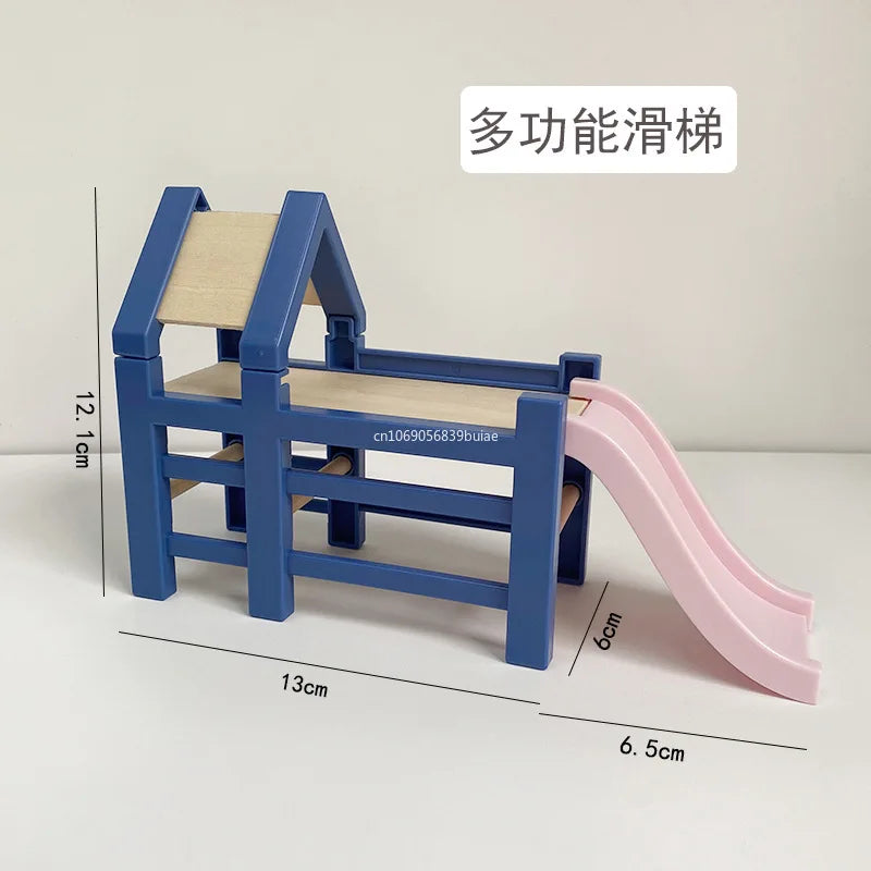 1 12 Dollhouse Baby Bedroom Furniture Accessories Slide Trojan Horse