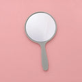 Handheld Round Makeup Mirror | Portable Vanity Mirror Gift
