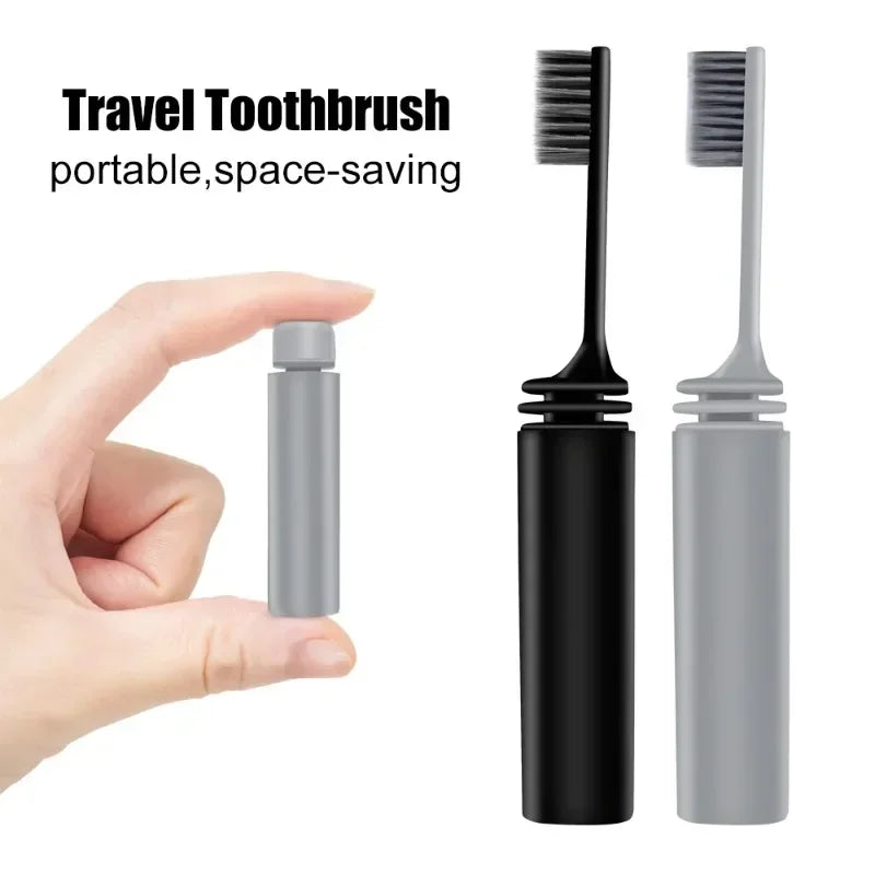 Portable Folding Travel Toothbrush – Compact Mini Adult Brush