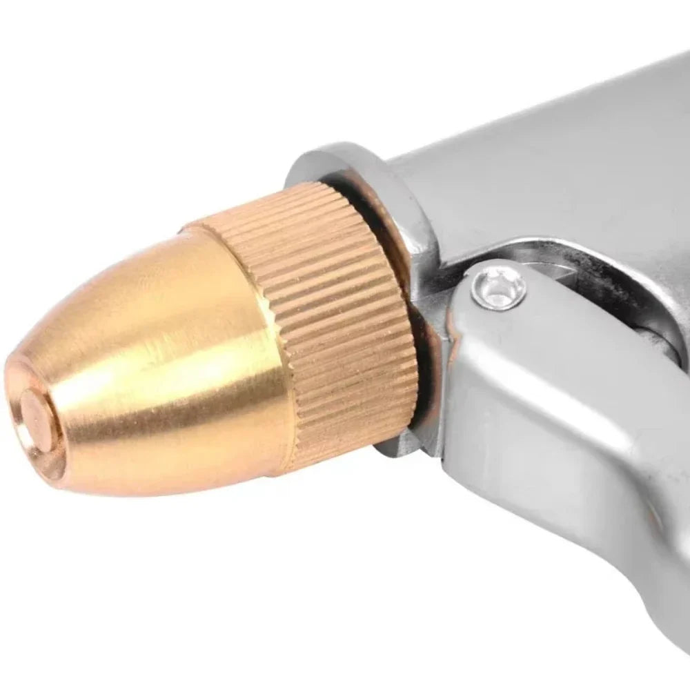 Pressure Water Spray Gun Metal Brass Nozzle Garden Hose Pipe Lawn Car
