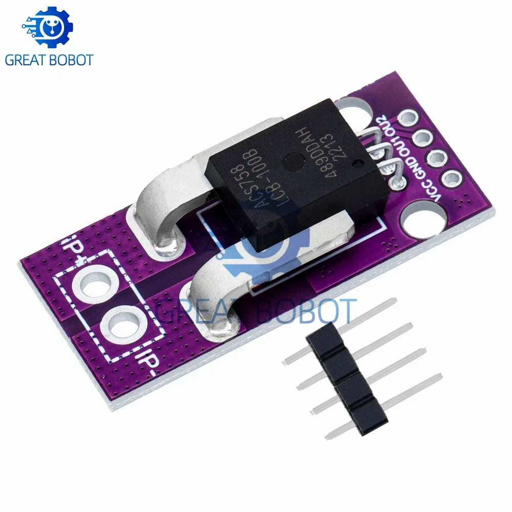 ACS758 Hall Effect Linear Current Sensor Module 50A 100A