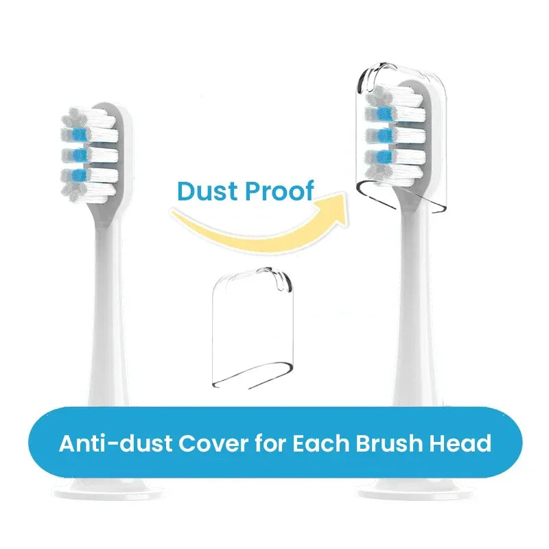 10-Pack Brush Heads for Xiaomi Mijia T302 Sonic Toothbrush