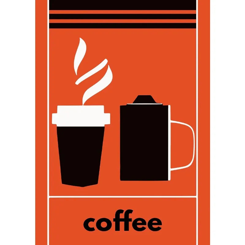 "More Espresso" Funny Coffee Quote Canvas Kitchen Wall Art
