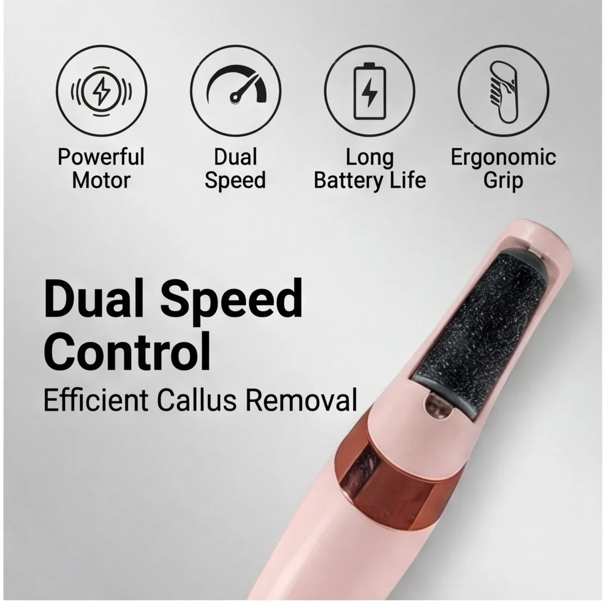 Rechargeable Electric Callus Remover Women Men Cordless Foot File