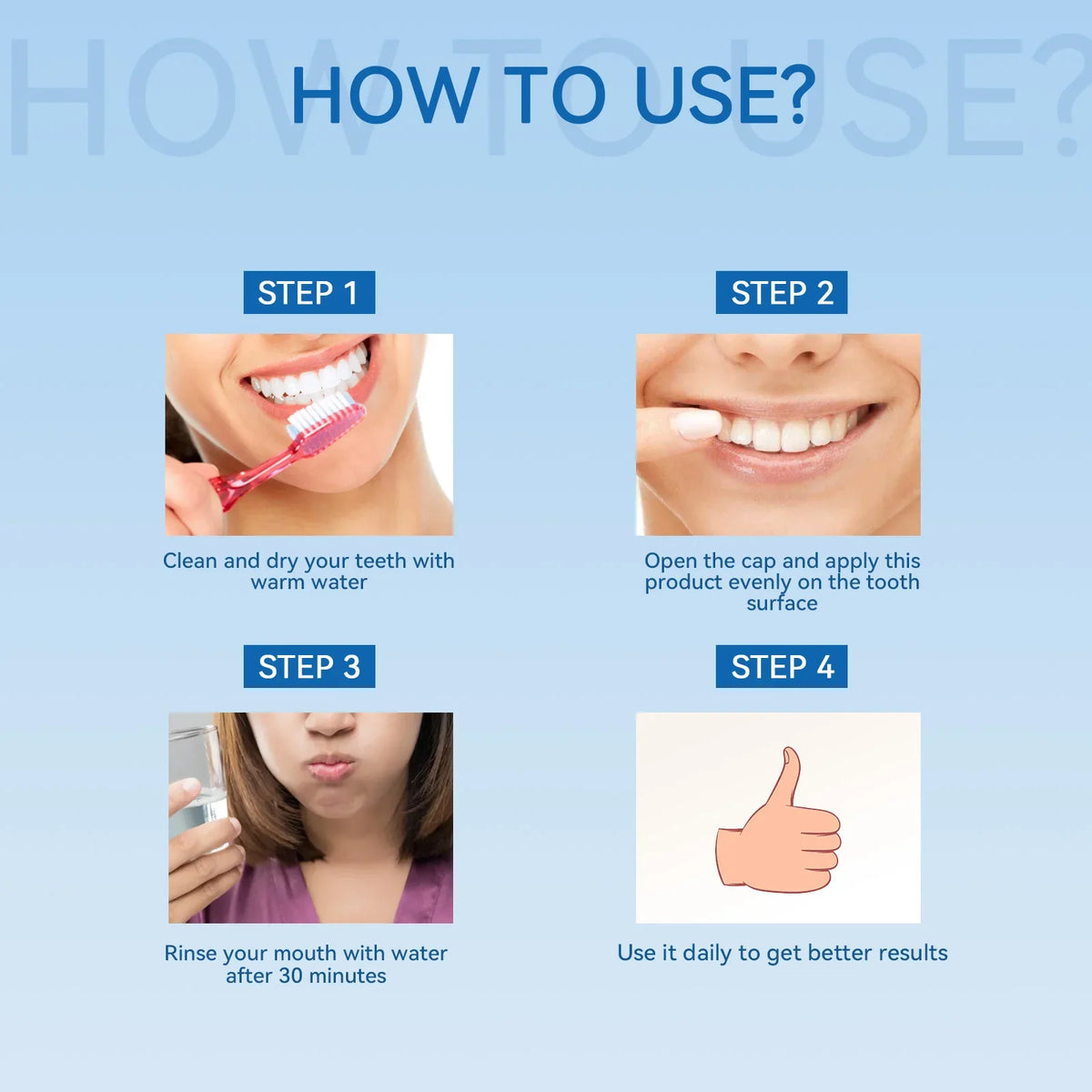 Gum Repair Gel – Plant Extract Toothpaste for Whiter Teeth