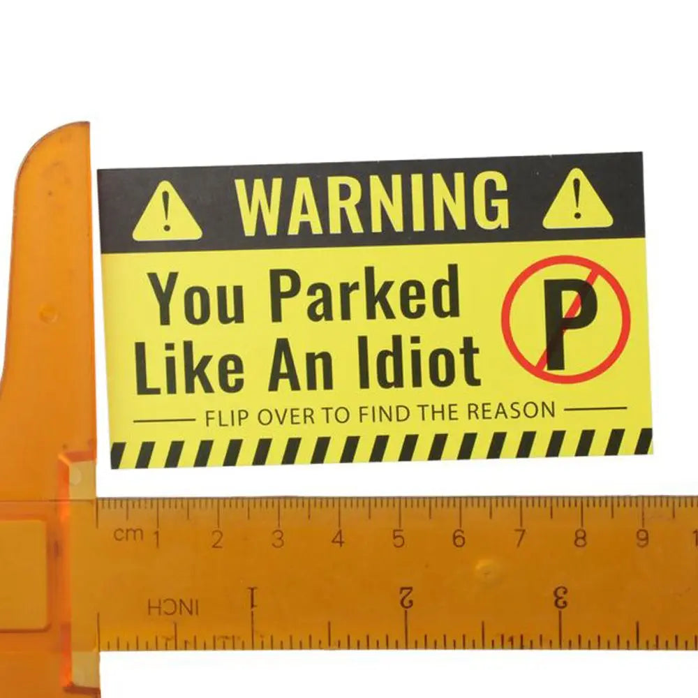 100 Funny Bad Parking Cards – Multi-Violation Notice Pack