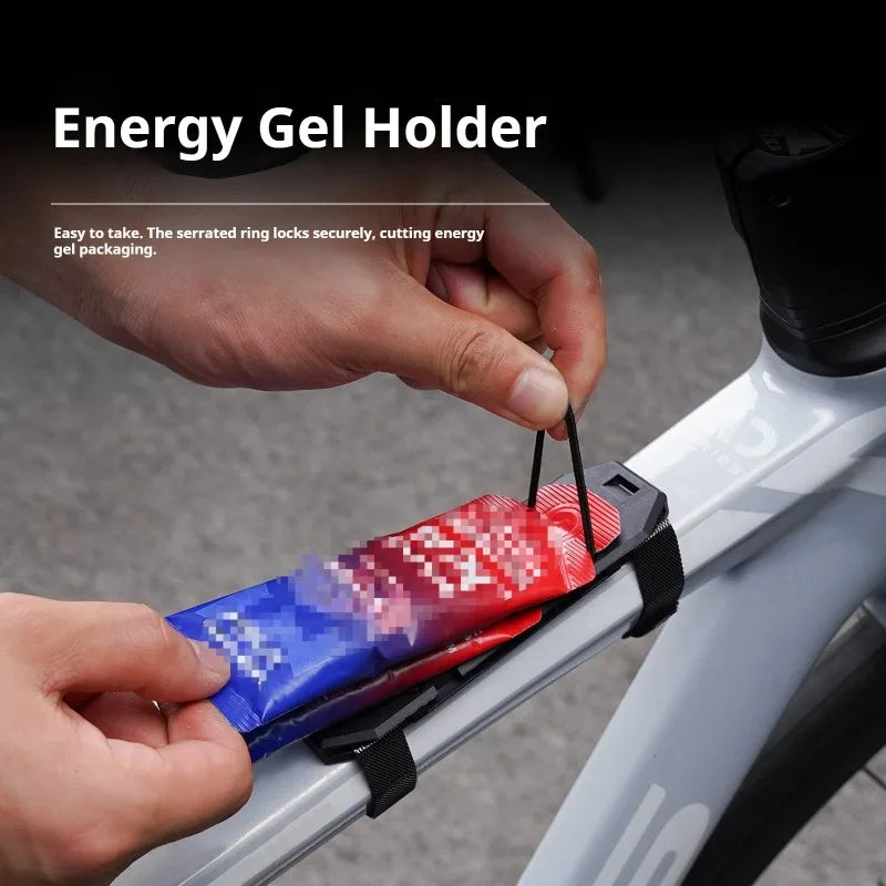 ENLEE Bike Energy Gel Holder – Elastic Buckle Cycling Mount