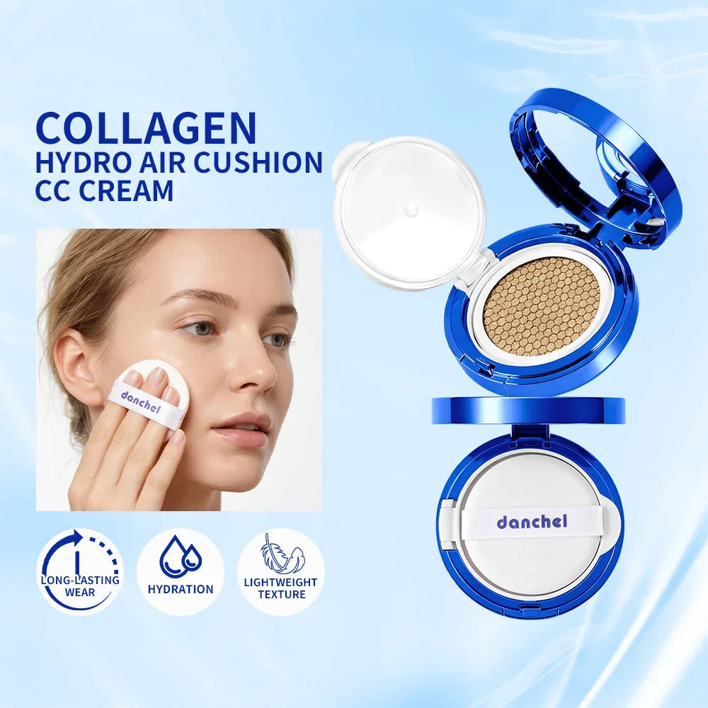 Collagen CC Cream Air Cushion Foundation – Hydrating & Dewy