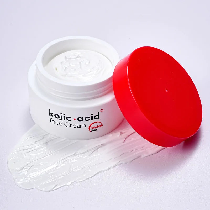 Kojic Acid Cream Skin Whitening Anti Aging Brighten Fade Stubborn