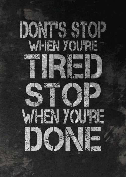 "Nobody Cares Work Harder" Motivational Canvas Wall Art