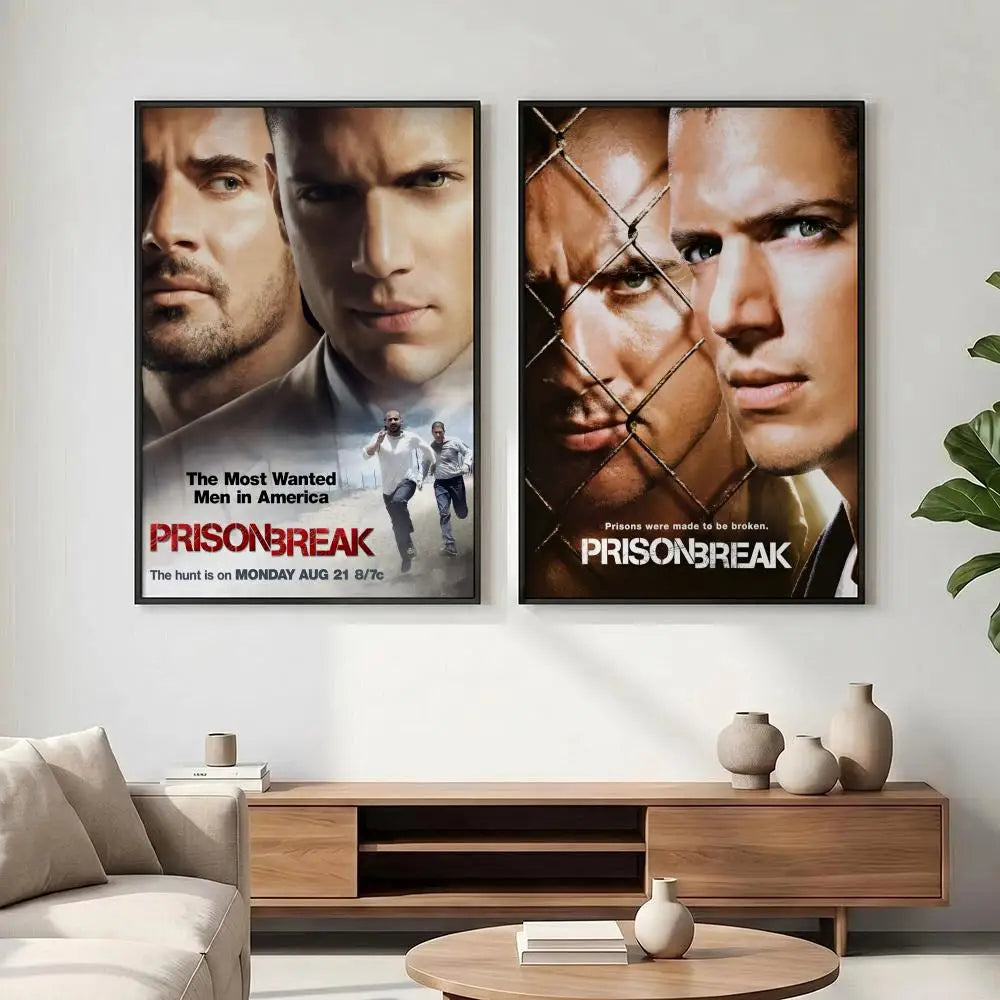 Prison Break HD Wall Poster – Waterproof Peel & Stick Art