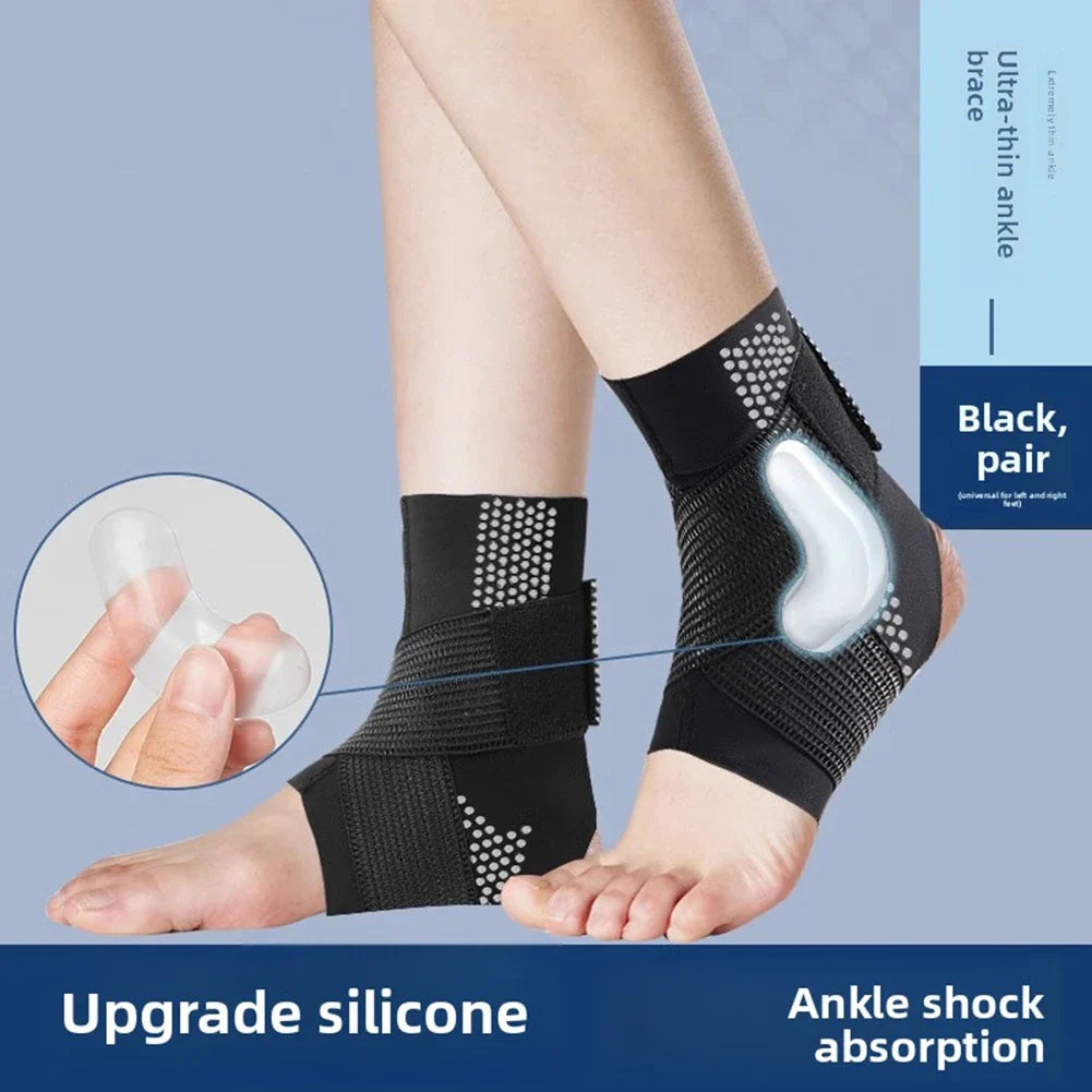 Elastic Ankle Brace with Adjustable Wraps | Gym & Hiking