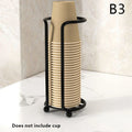 Desktop Paper Cup Holder – Iron Dispenser & Storage Rack