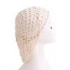 Women's Mesh Crochet Turban Beanie | Sleep Cap & Snood Hat