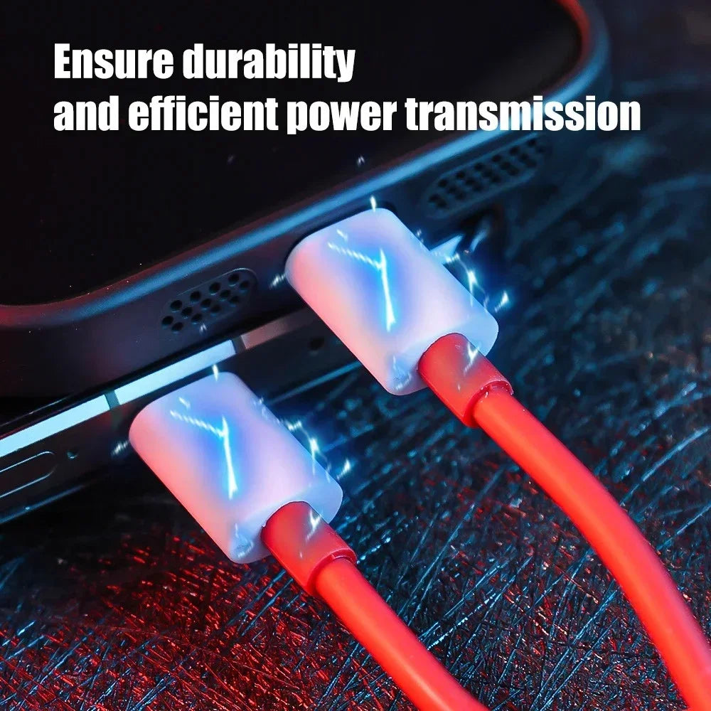 65W SuperVOOC USB-C Cable 6A PD3.0 | OnePlus Xiaomi Huawei
