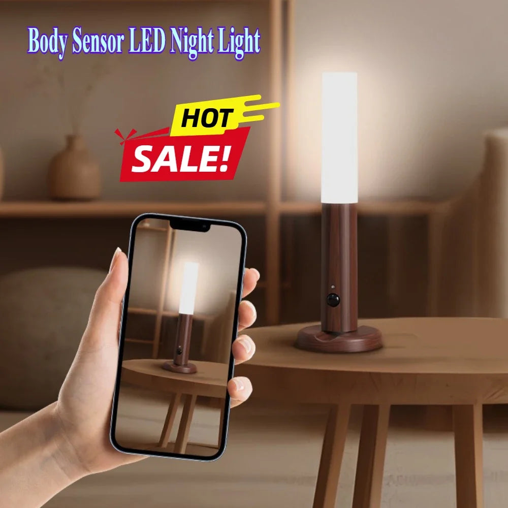 Rechargeable LED Wall Lamp with Motion Sensor Night Light